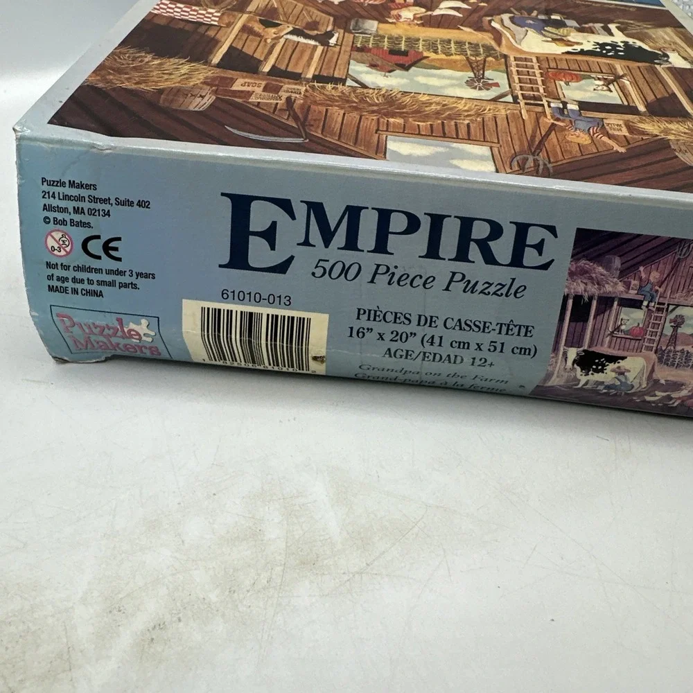 Empire -Grandpa On The Farm- Jigsaw Puzzle 500 Pc  2006‎ Used